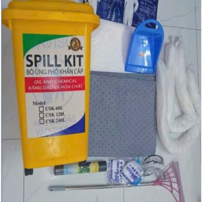 BỘ ỨNG CỨU TRÀN DẦU SPILL KIT 60L